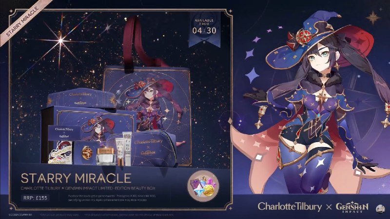 Коллаборация Genshin Impact x Charlotte Tilbury